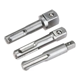 

3 Pcs Sds Impact Socket Driver Drill Set, 1/4 3/8 1/2 Chuck Adaptor Power Dril