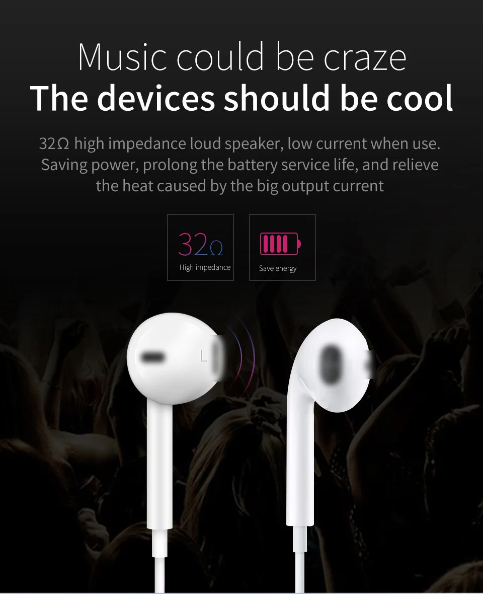 Earphones In-Ear Music 3.5mm for Android Subwoofer with wheat earplugs (4)