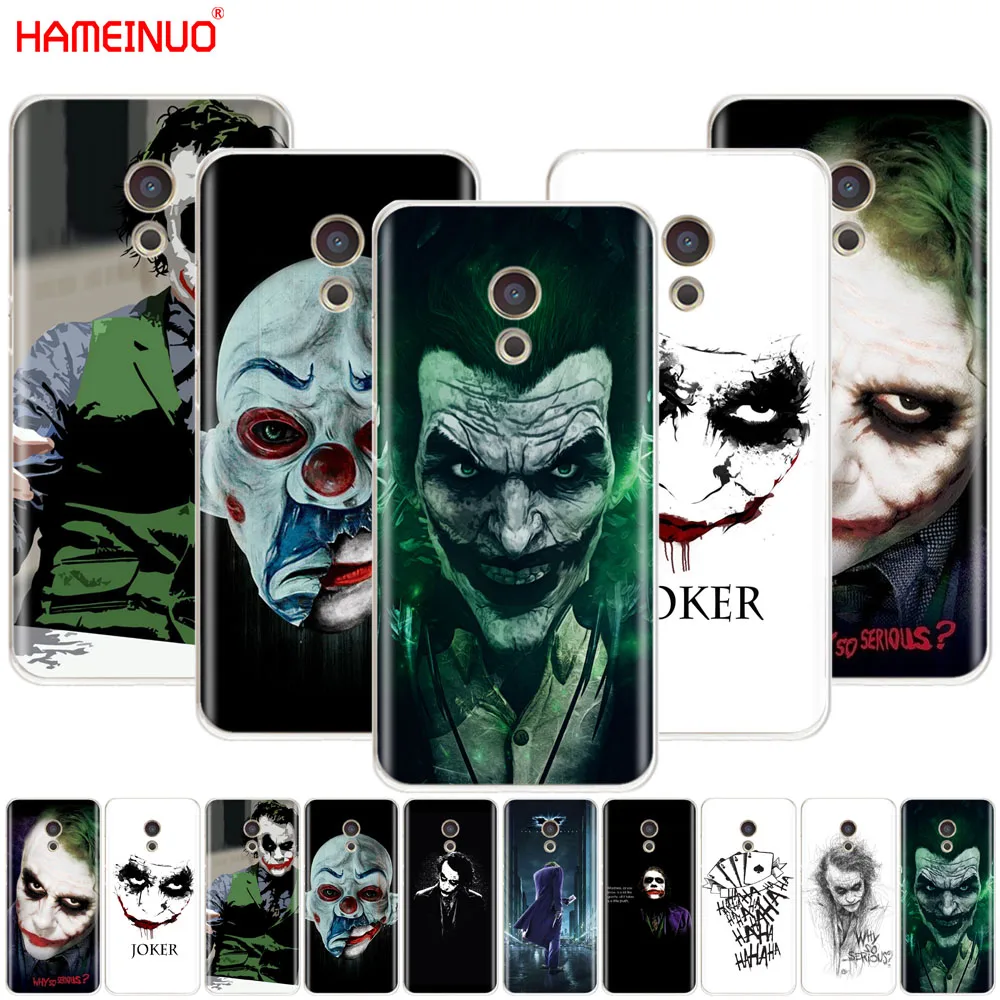 HAMEINUO Темный рыцарь Джокер крышка чехол для телефона для Meizu M6 M5 M5S M2 M3 M3S MX4 MX5 MX6 PRO 6 5 U10 U20 note plus