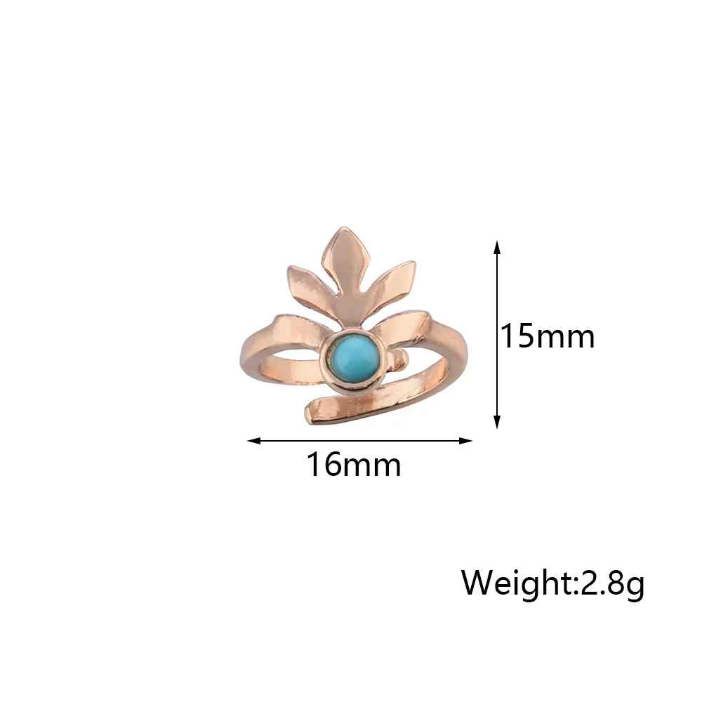 Винтажные, в виде листика, кольца с носком, летние пляжные украшения, простые поддельные горный хрусталь, открытый регулируемый сплав, синие каменные ножные кольца для женщин