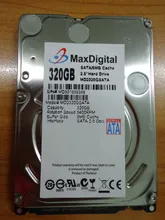 Nueva marca de 2.5 pulgadas HDD 320 GB 5400 Rpm 8 M Buff SATA Unidad de Disco Duro Interno Para El Ordenador Portátil Notebook MaxDigital/MD320GB SATA de 2.5 pulgadas
