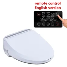 Smart Heated Toilet Seat With Remote Control Bidet Toilet Seat Hinge WC Sitz Intelligent Water Closet
