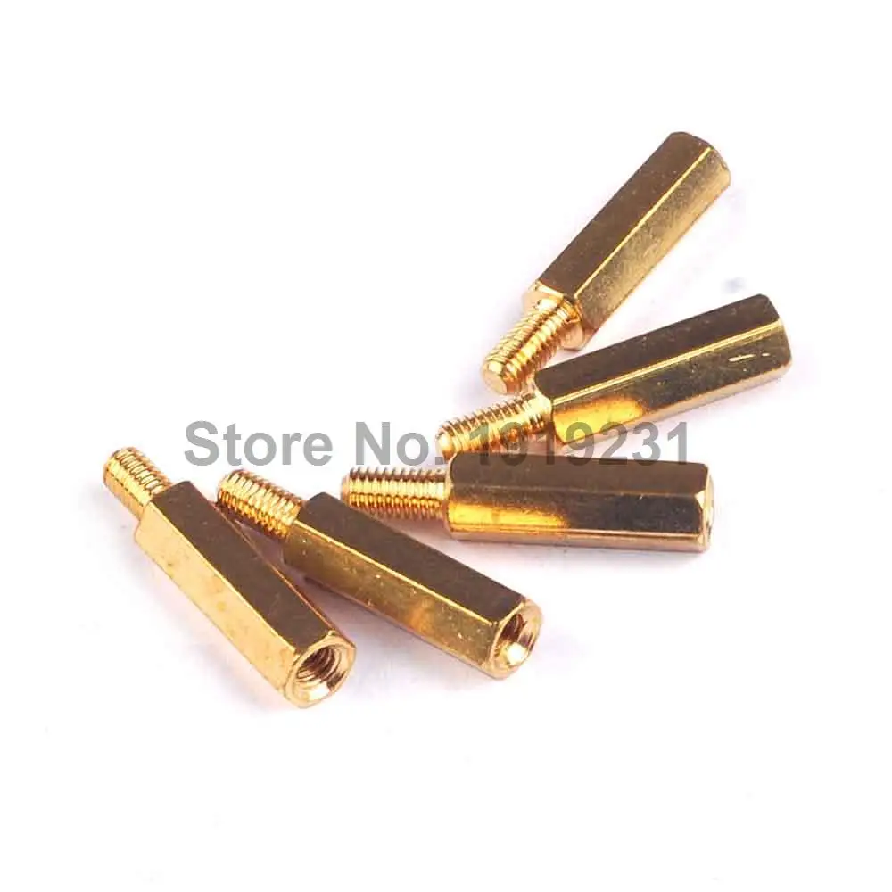 

10PCS/LOT 15+6 Copper Pillars Height M3 (Thread 6 mm)