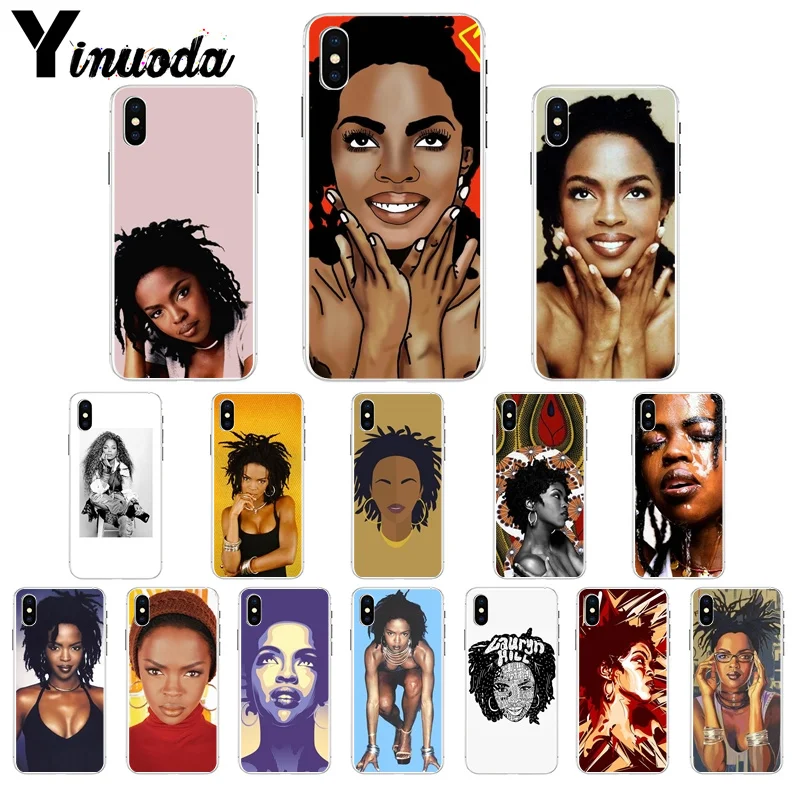 

Yinuoda Lauryn Hill TPU Soft Silicone Phone Case Cover for iPhone 7 7plus X XS MAX 6 6S 8 8Plus 5 5S XR