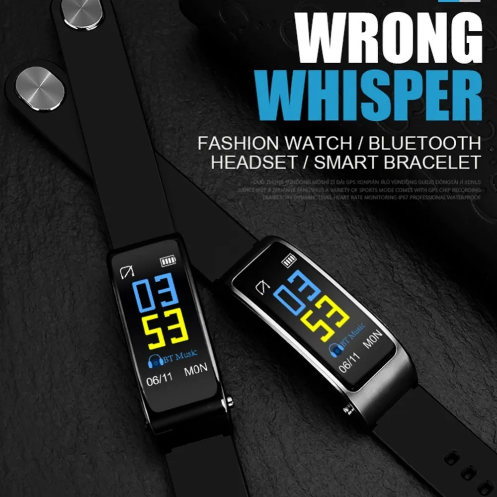 Ceny Bluetooth Y3 kolor zestawu słuchawkowego mówić Smart band Monitor pracy serca sport inteligentny zegarek Passometer opaska na rękę fitness tracker