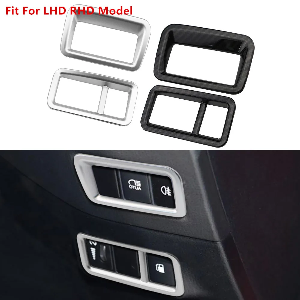 

LHD and RHD Car Interior Head Lights Head Lamp Switch Button Cover Trim Sticker for Toyota C-HR CHR 2016 2017 2018 Accessories