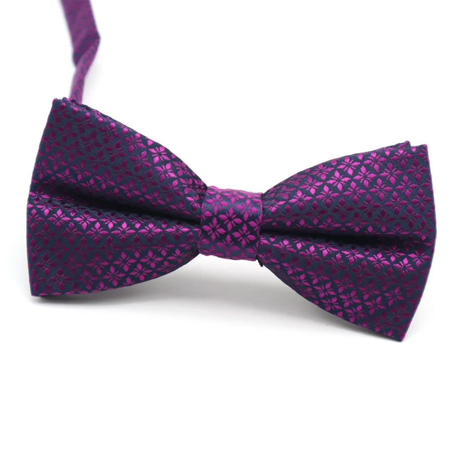 Модные Для мужчин полиэстер Шелковый Полосатый горошек смокинг Bowties мужские галстуки; Свадебная вечеринка бабочкой классические Регулируемая бабочка - Цвет: BC-08