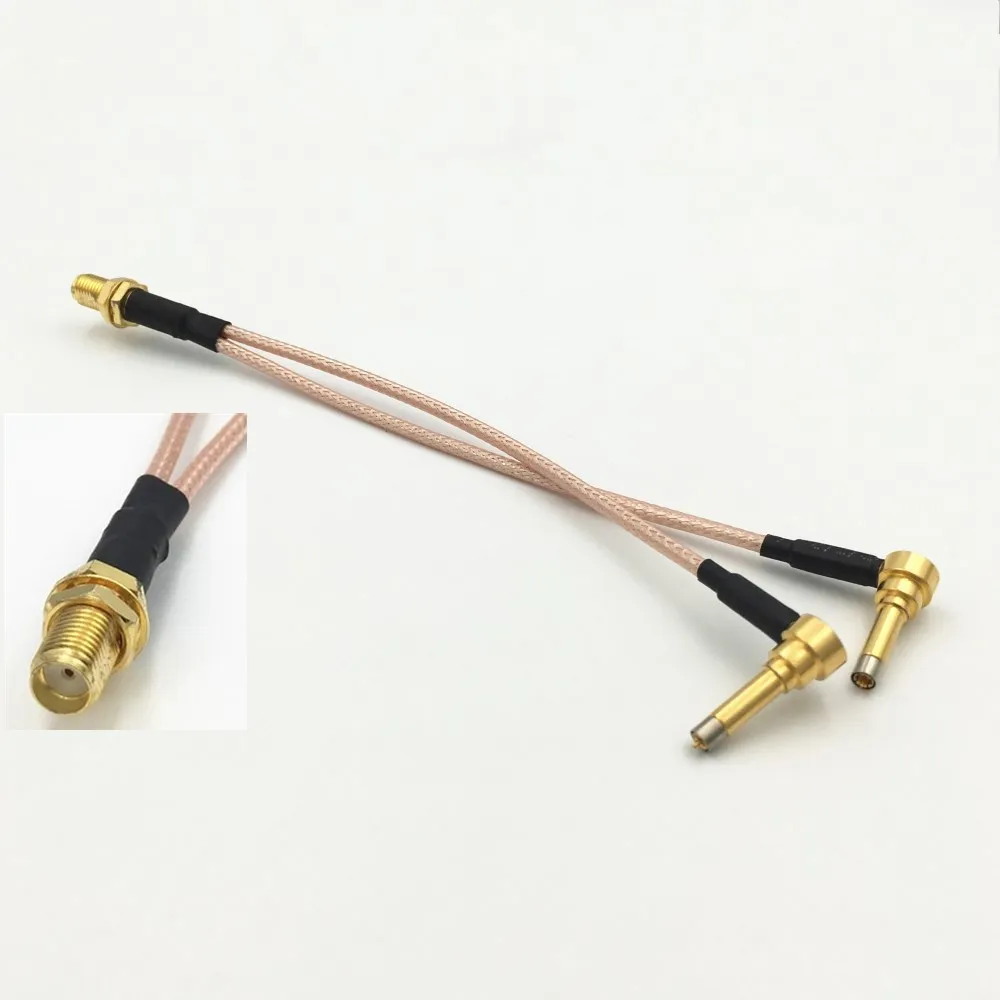 1 шт. розетка SMA / RP типа Y двойная 2 IP 9 MS156 фоторозетка RG316 15 см 30 см|Соединители| |
