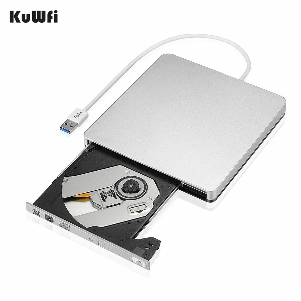 Внешний тонкий USB 3,0 DVD горелка DVD-RW VCD CD RW устройство для записи дисков писатель диск для Apple Pro Air iMac ПК ноутбук