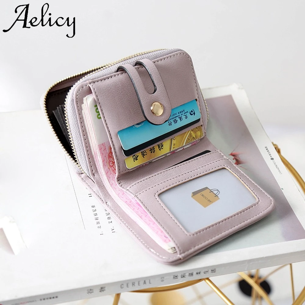 Aelicy женский кошелек винтажный Модный маленький сумка для денег на молнии карман
