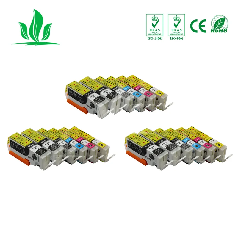 

18PCS Ink Cartridge Compatible for Canon MG5760 MG5765 MG5766 MG6860 MG6865 TS6060 TS5060 TS9060 TS8060 PGI670