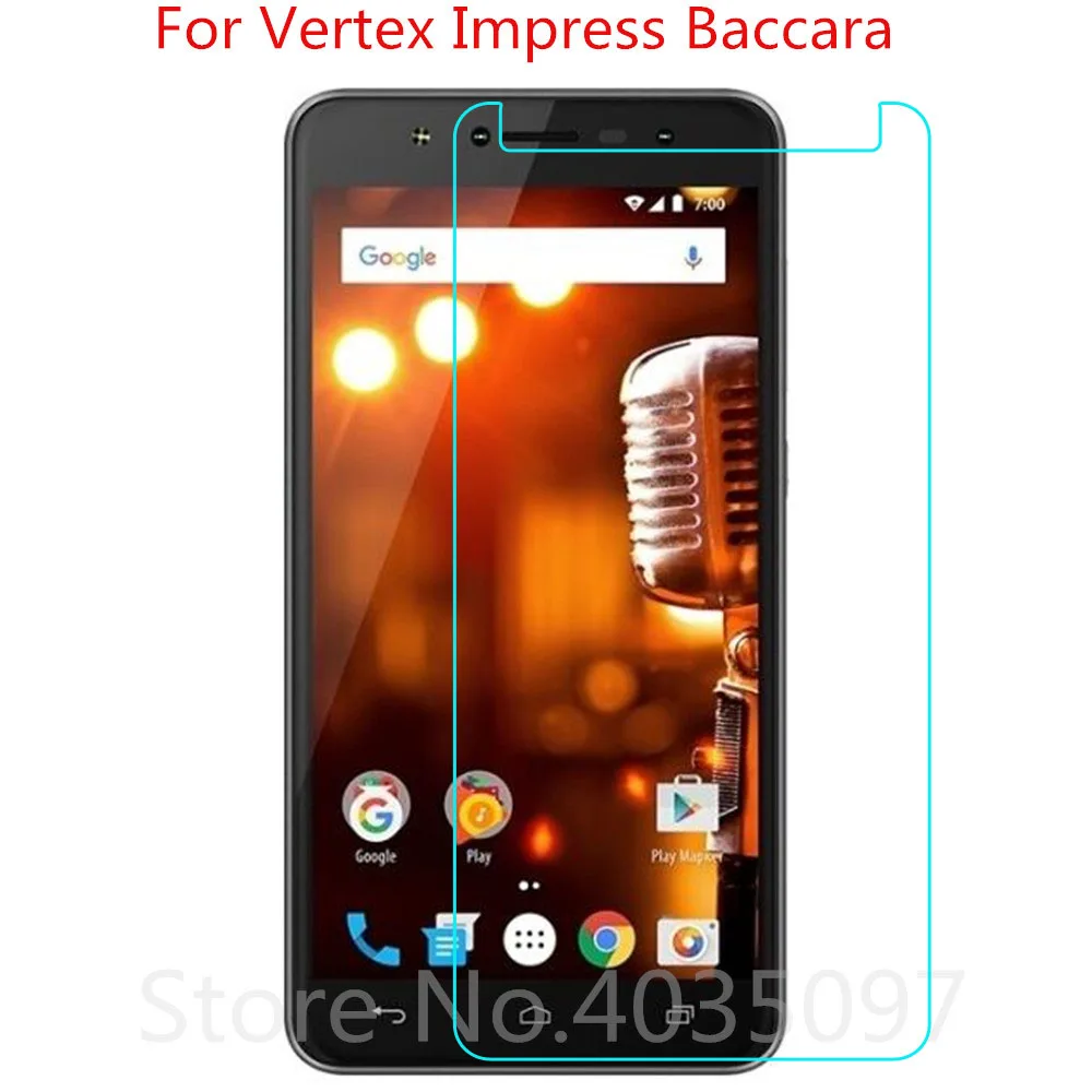 

9H Tempered Glass For Vertex Impress Baccara Glass on Phone Film Protective Screen Protector For Vertex Impress Baccara Glass