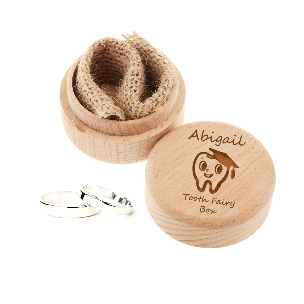 Коробка Cusotm Tooth Fariy детская деревянная коробка для детей|Украшения своими руками