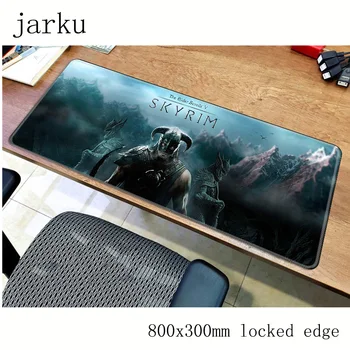 

hot skyrim mouse pad 800x300X3MM cheapest Computer mouse mat gamer game pad gamer gaming mousemat desk pad office padmouse