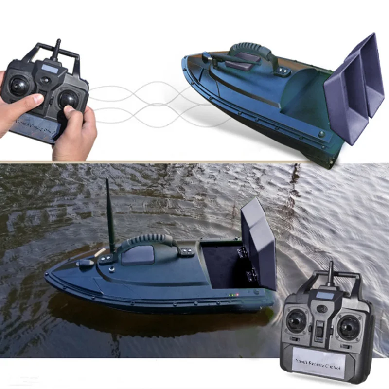 

500M Remote Control RC Fishing bait Boat Fish Finder 2kg Loading 2pcs Tanks with Double Motors Sea Fishing Fisgfinder boat