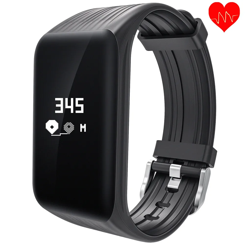 

K1 Smart Band 24 hours Real-time Heart Rate Monitor Fitness Tracker Bracelet IP68 Waterproof Smartband PK Y5 S2 Sports Wristband