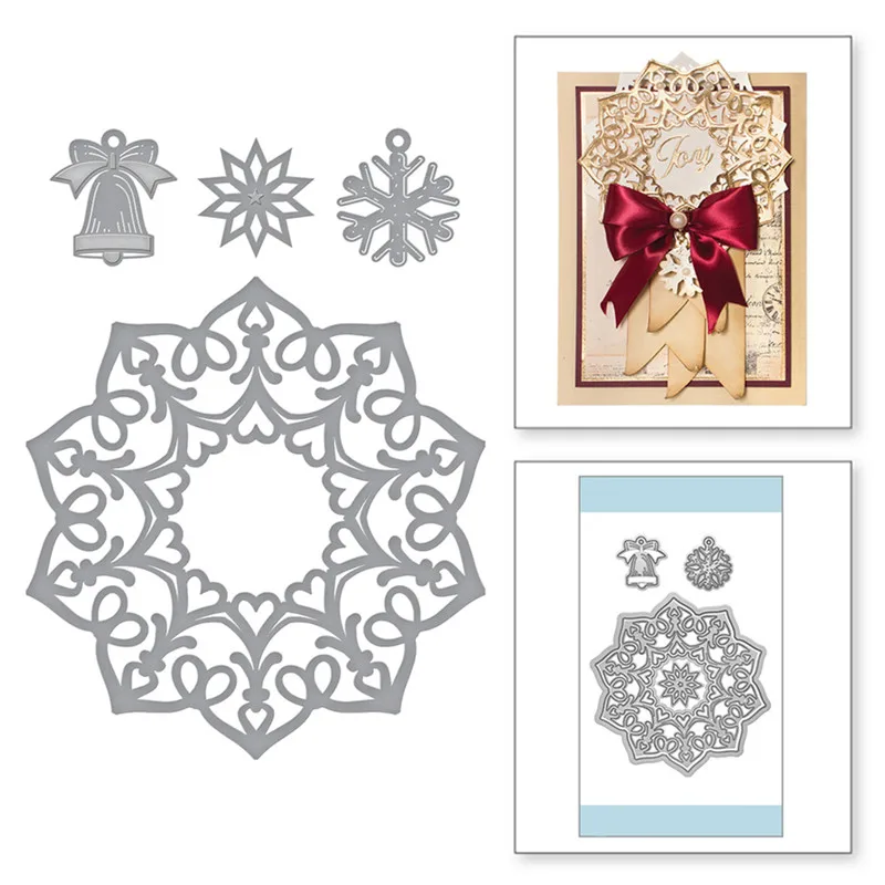 

YaMinSanNiO Frame Flowers Dies Decor Cutting Die Metal Craft 2019 New Birthday Gift for Scrapbooking Card Making Album Embossing