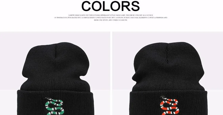 "HotSnake" - Warm snake winter hat 9