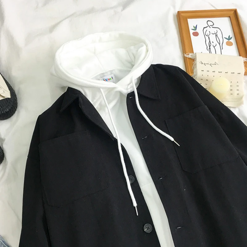 Однотонная свободная Куртка Harajuku BF размера плюс, куртка-бомбер, весна-осень, женские джинсовые куртки в стиле хип-хоп, женская уличная куртка с длинным рукавом