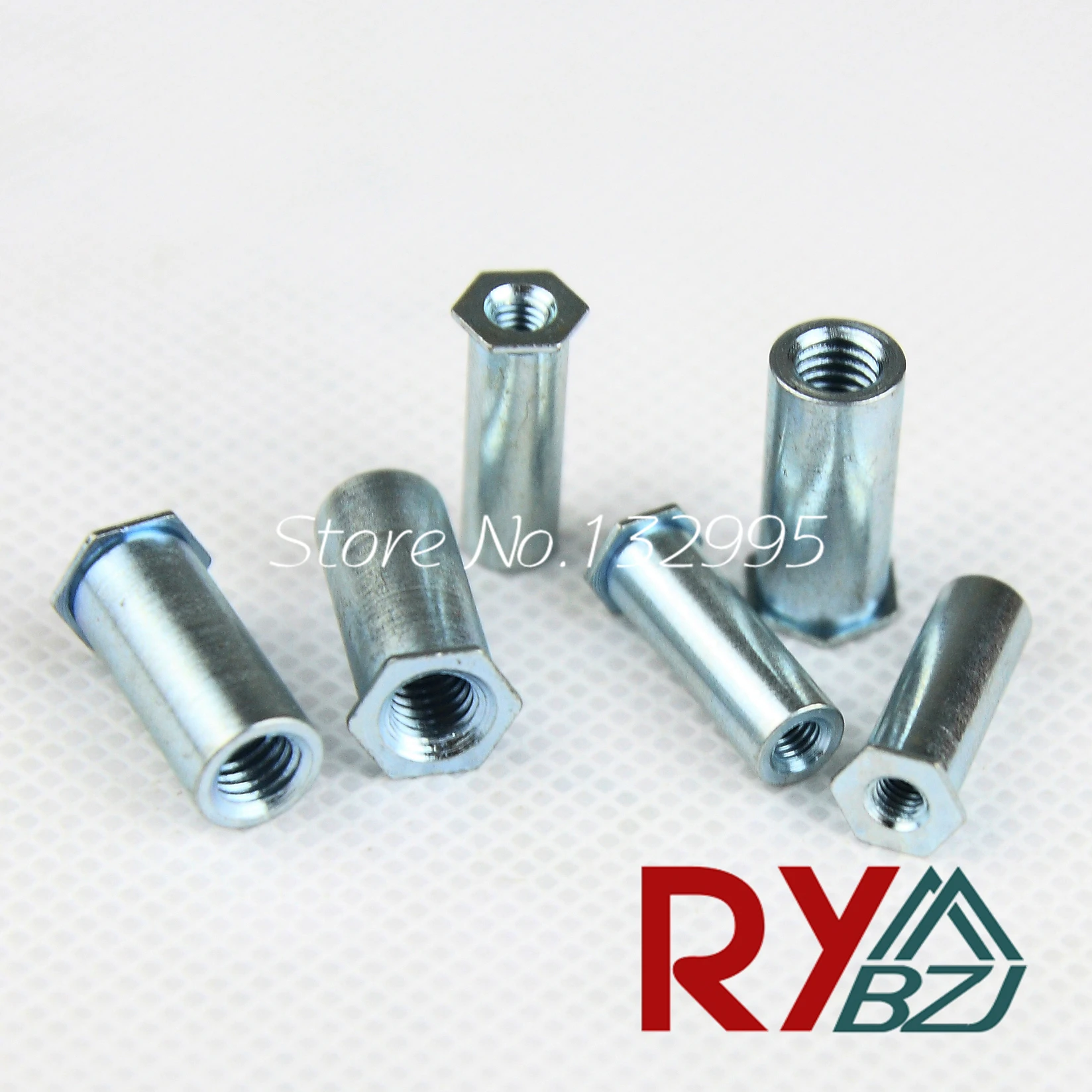 100pcs/lot SO M3 M4 M5*L *100pcs PEM Through hole standoff Carbon Steel