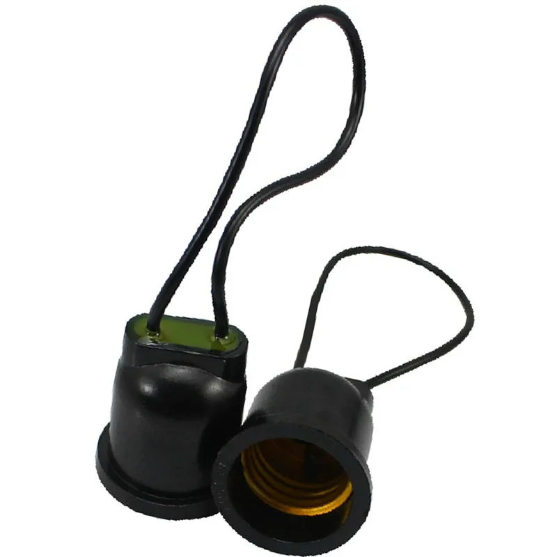 2Pcs E27 Lamp Holder Waterproof Hermetically Sealed Hanging Lamp Socket