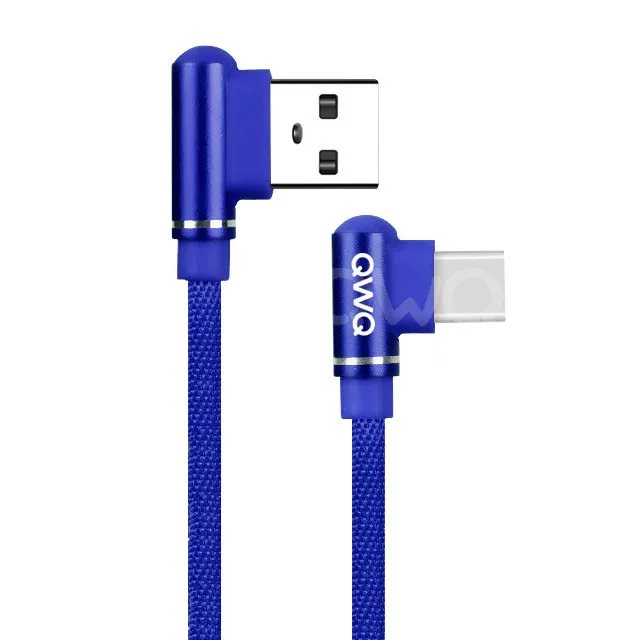 3а usb type-C кабель для samsung USB C телефонный кабель Быстрая зарядка для huawei type-C кабель для Xiaomi redmi usb type-C устройств - Цвет: Blue