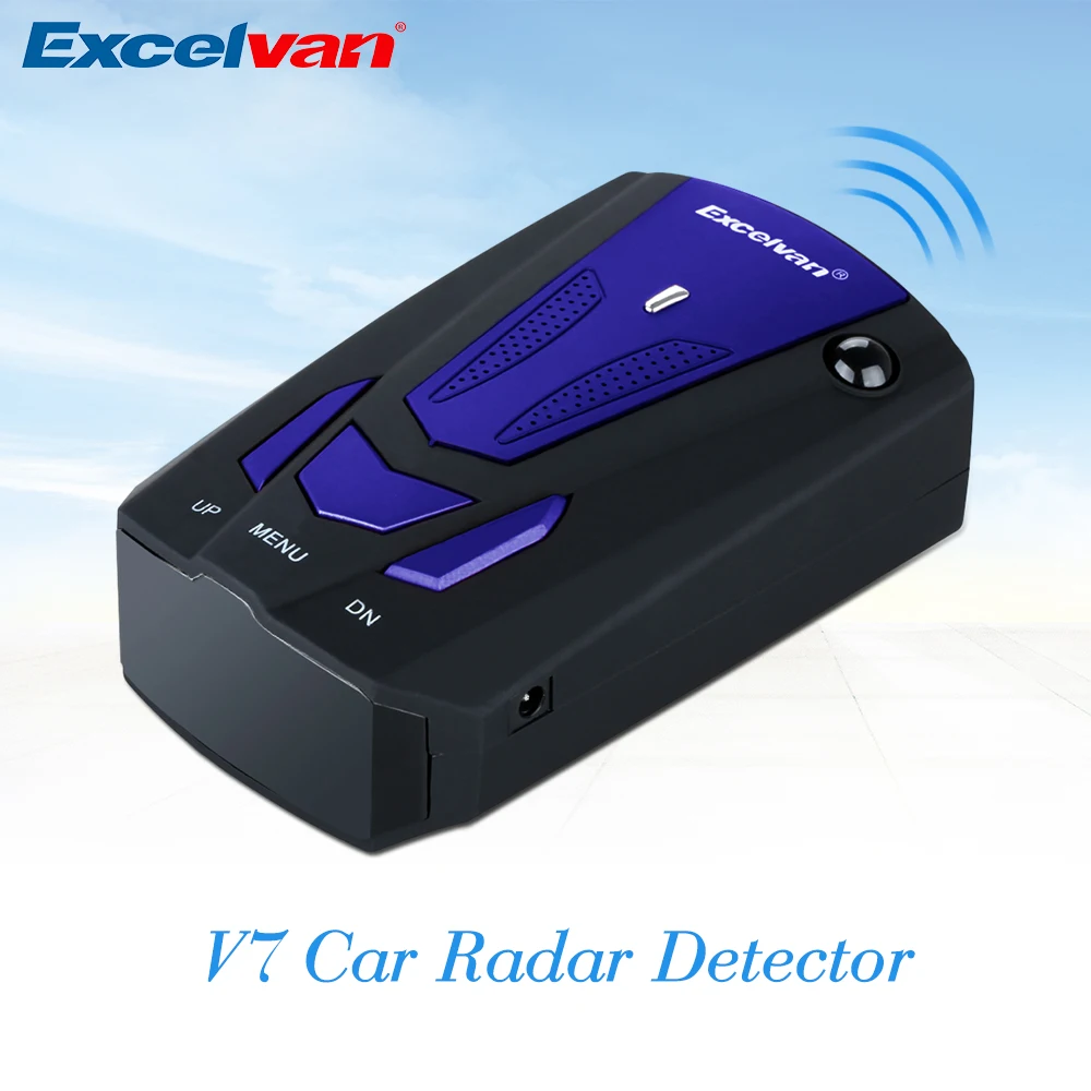 Excelvan V7 Car Radar Detector 360 Degree Anti Police Full 16LED Band