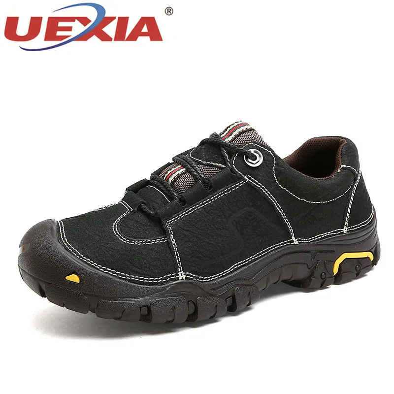 

UEXIA Retro Split Leather Shoes for Men Casual Striae Flats Loafers 100% Handmade High Quality Fashion Oxfords Luxury Moccasins