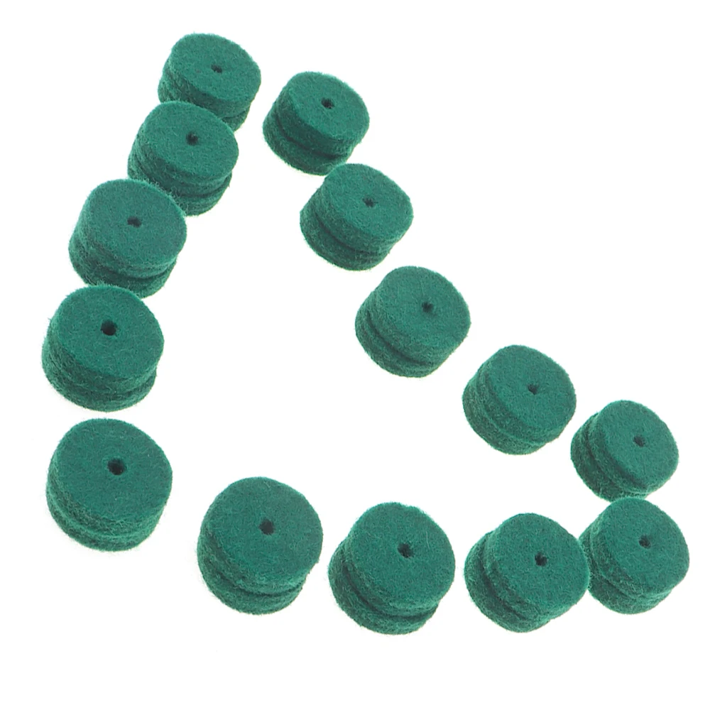 

90pcs/set Tuning Tools Piano Keyboard Green Soft Washers Worsted Washers Piano Accessories Piano for Leveling Keys