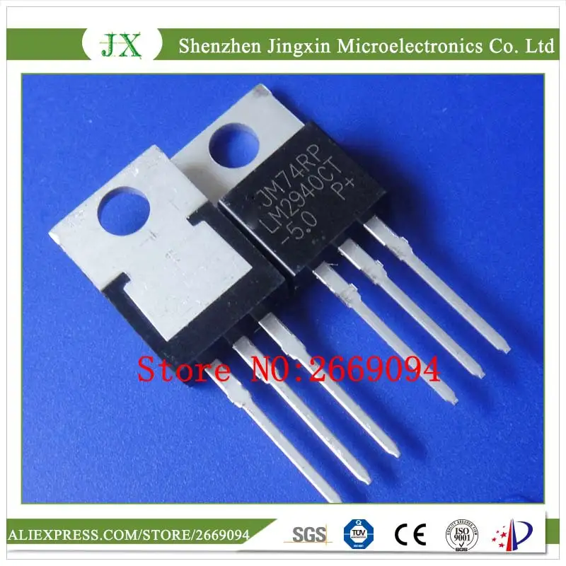 

100pcs/lot NEW TO-220 LM2940CT-5.0 LM2940-5V LM2940 PMIC - Voltage regulator - linear/voltage regulator IC