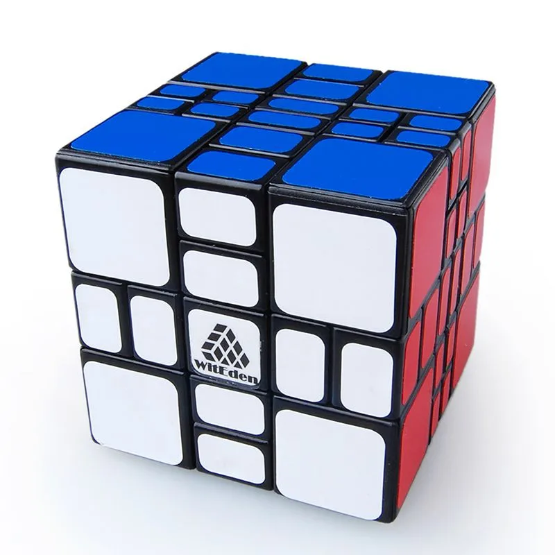 WitEden 3x3x4 Magic Cube Speed Puzzle Cubes Cubo Magico Kids Toys Brain Teaser IQ Learning Educational Toy Mixup Plus Black Body (5)