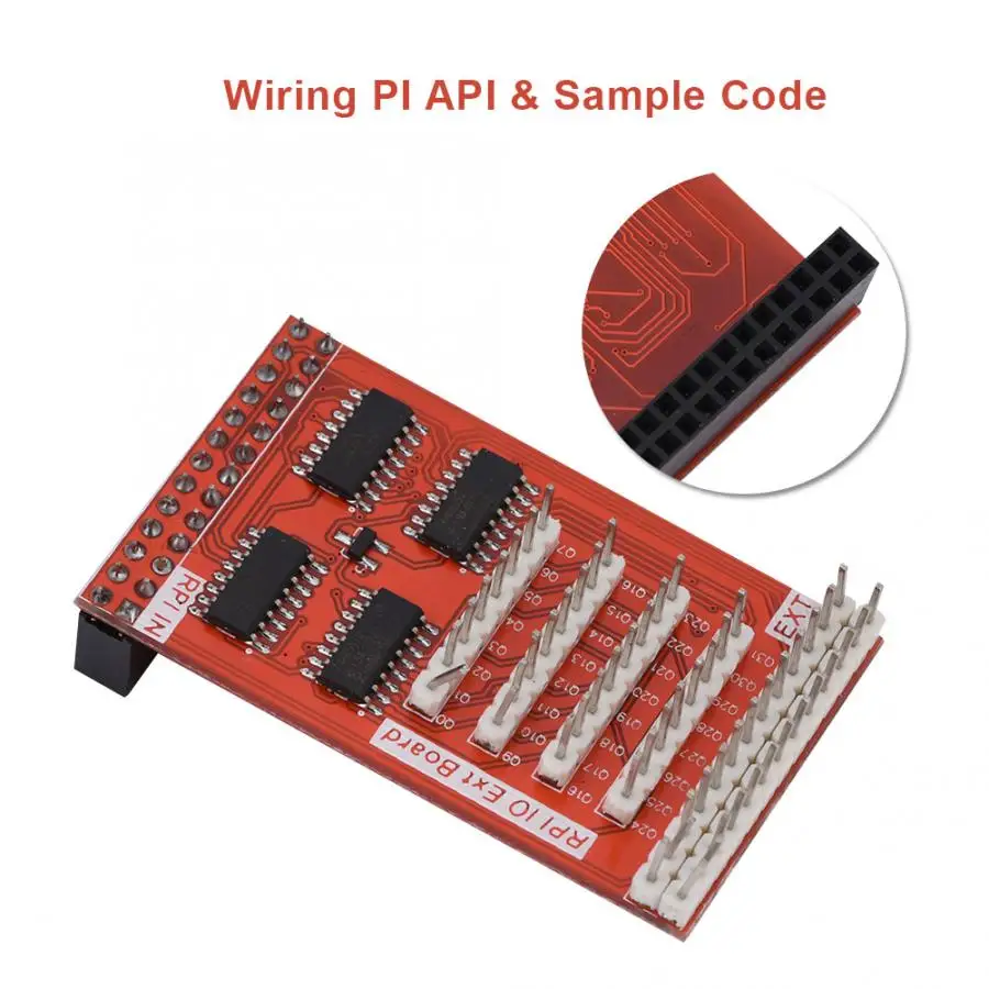 Модуль расширения 32 GPIO 8 битный вход и выход IO расширенный адаптер для Raspberry Pi