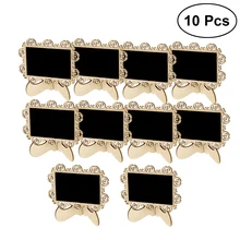 10 шт. мини школьные прямоугольник доска с подставкой для знаках форум свадебной вечеринки пользу