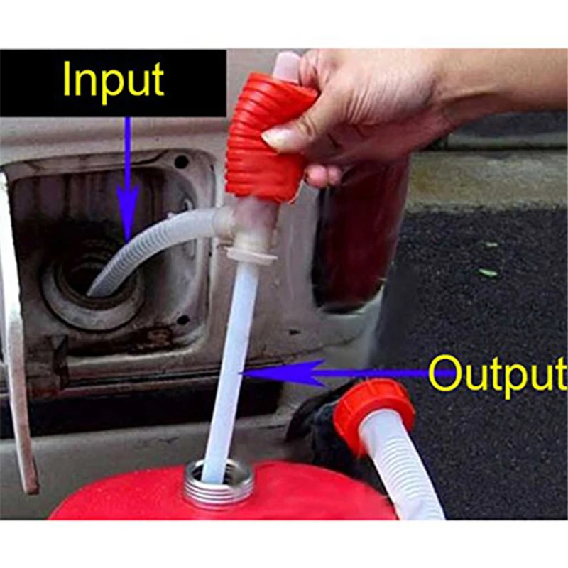 Универсальный ручной автомобильный насос для масла, воды, газа, жидкости, насос для перекачки сифона, шланг для автомобиля, для мотоцикла, грузовика