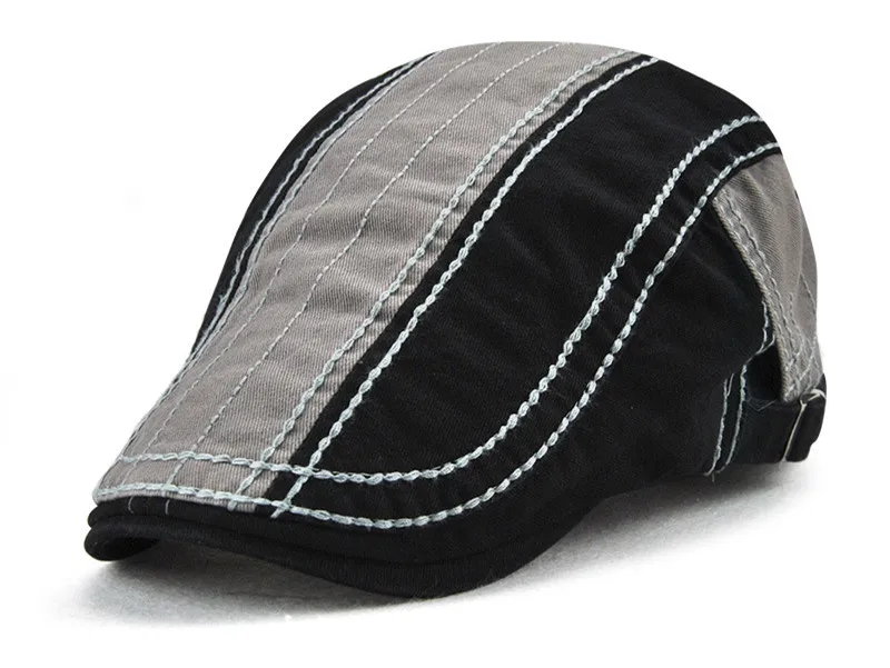 Высококачественная хлопковая кепка газетчика, новая мужская шапка-берет, простая дизайнерская Повседневная спортивная шапка, индивидуальная модная шапка для папы