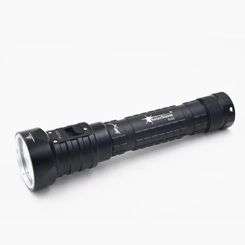 

10PCS/Lot DHL Free Shipping Powerful Underwater Diving Flashlight 4xCree XM-L2 led 6000lm Dive Depth Up to 100m Light Waterproof