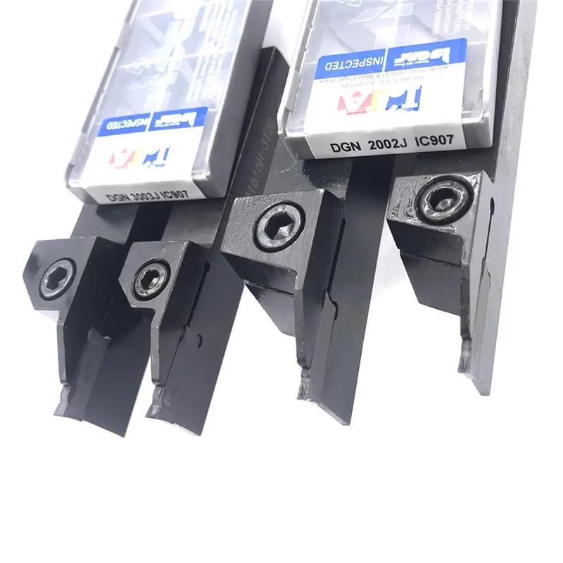 

10pcs ICSAR DGN 2002J / DGN 3003J 20mm*20mm grooving carbide insert + 1PC DGTR1616 2T18 / DGTR2020 grooving turning holder