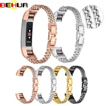 Часы Для Fitbit alta Нержавеющая сталь Двойные цепи браслет группа для Fitbit Alta HR металла Часы Браслеты smartwatch