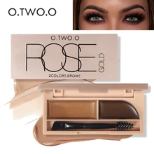 O. TWO. O, гель для бровей, стойкий, водостойкий, палитра для бровей, макияж, пудра для бровей, брендовый Набор для бровей, палитра для ежедневного использования
