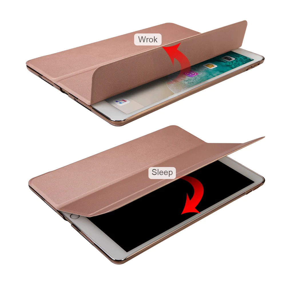 Jisoncase умный чехол PU чехол для iPad Pro 10,5 дюймов чехол тонкий чехол Funda флип умный чехол для iPad Pro 10,5 пластик