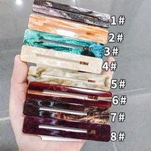 Акриловый кислотный лист большой зажим «утиный клюв» барочный дворец Стиль Ретро заколка для волос G0513