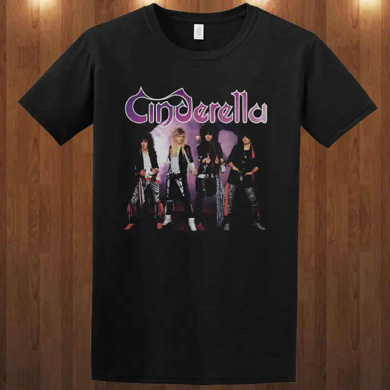 Cinderella yang T shirt blues band rock 