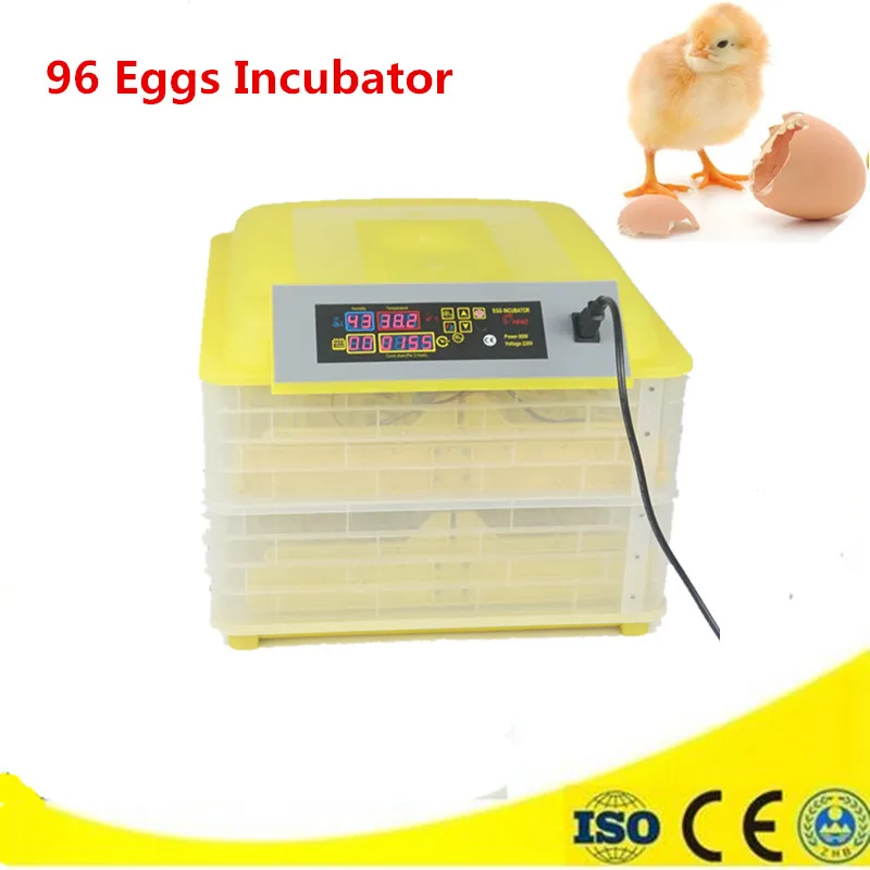 

Full Automatic Digital Temperature Control chicken egg incubator 96 Eggs industrial incubator selling cheap incubator