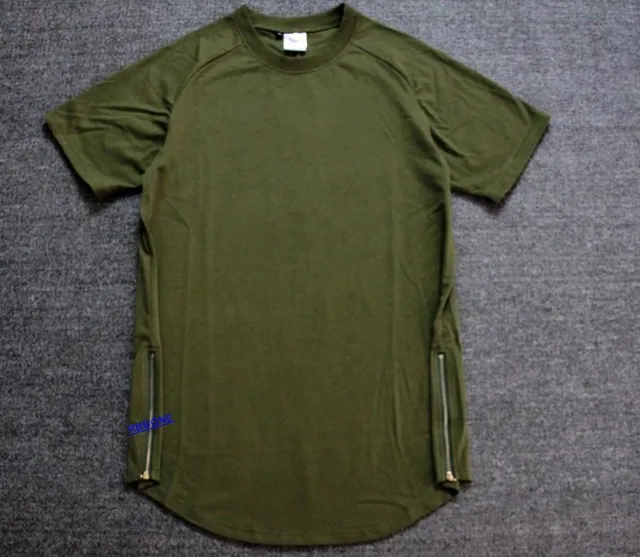 Tyga Army Green t shirt Tee Hip Hop 
