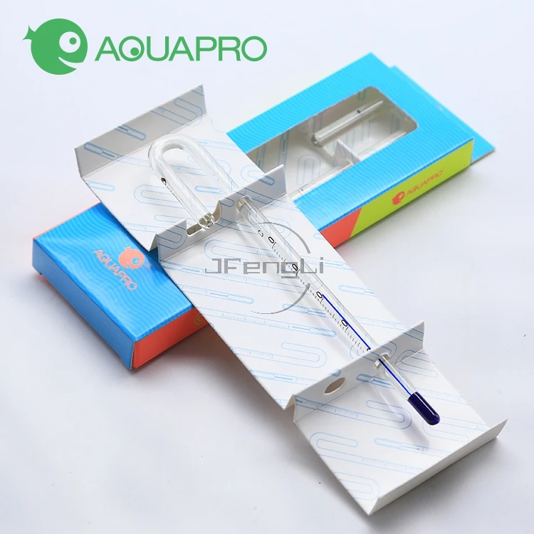 2 шт. Подвесной Стиль ada Aquapro стеклянный термометр температура для аквариума растения аквариума - Цвет: Thermometer