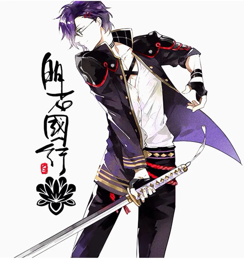 S0537 Anime Online Game Touken Ranbu Urashima Kotetsu Tourabu Sword W Black Scabbard 41 Black Sword Sword Swordsword Scabbard Aliexpress