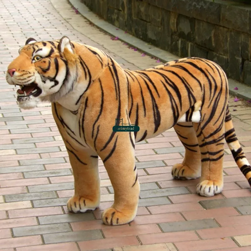 Dorimytrader Hot New 43'' 110cm Domineering  Stuffed Soft Plush Large Emulational Animal Tiger Toy, Free Shipping DY60653 (3)