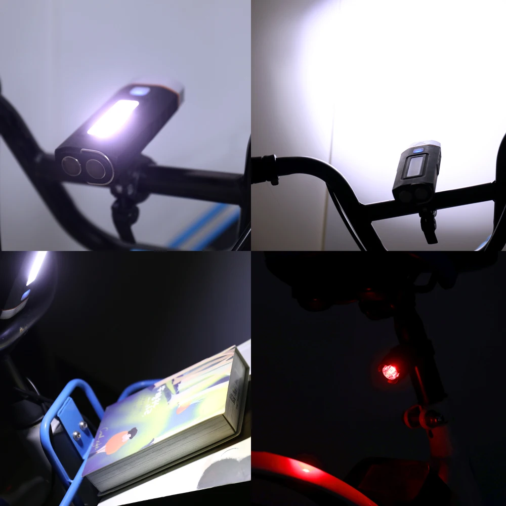 Flash Deal 1 Set COB Bicycle Bike Light Cycling Front Light Floodlight +MTB Road Taillight Night Rear Bike Light Bicycle Accessories Parts 3 Flash Deal 1 Set COB Bicycle Bike Light Cycling Front Light Floodlight +MTB Road Taillight Night Rear Bike Light Bicycle Accessories Parts 3