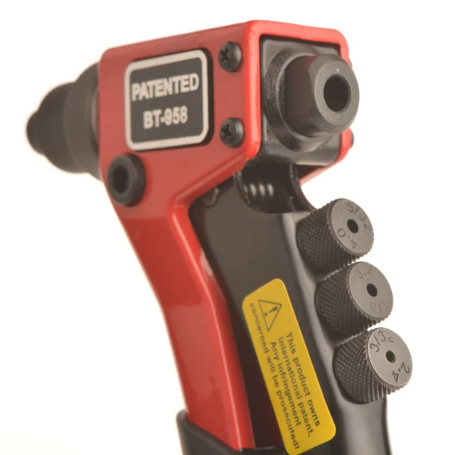 Rivets Gun 8″ (200MM) Single Hand Blind Rivet guns Manual Riveting Tool Hand Heavy Hand Tool Manual Mandrels one-hand operation