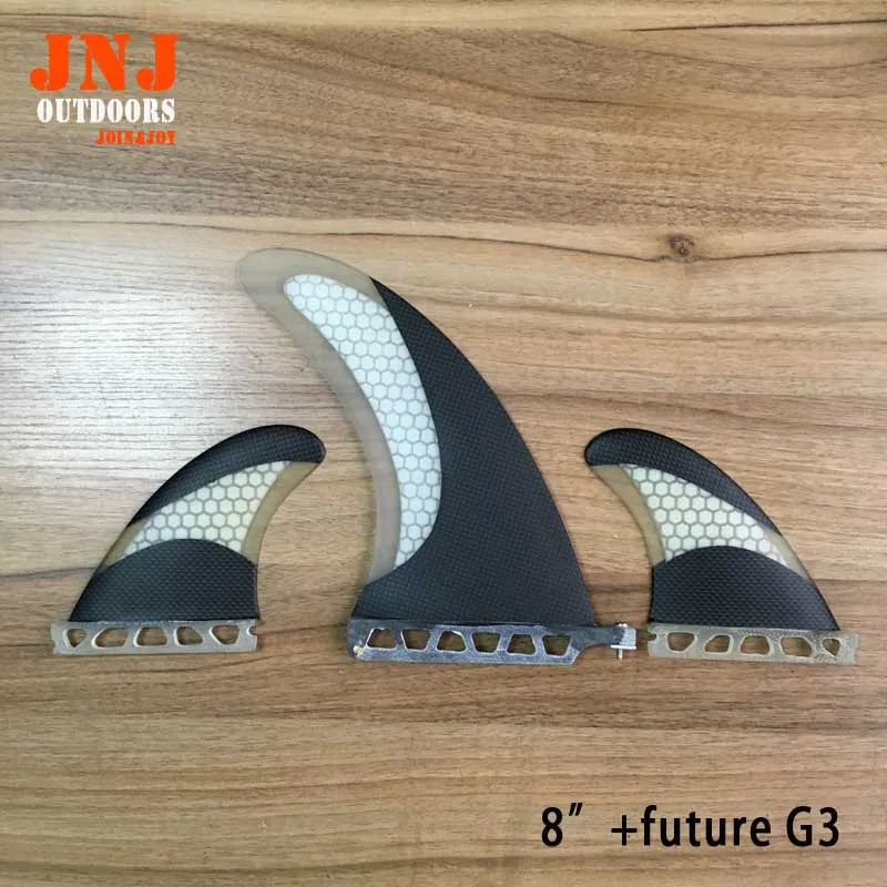

FREE SHIPPING factory directly quality sup stand up paddle board fin system 8" SUP centre fin and 2 pcs future G3 fin